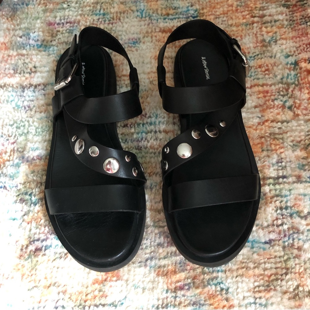 Studded black And Other Stories sandals.